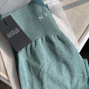 NVGTN Forest Green Contour Seamless Legging SMALL